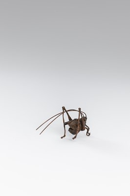 Lot 45 - A GROUP OF FOUR BRONZE OKIMONO OF ANIMALS