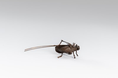 Lot 45 - A GROUP OF FOUR BRONZE OKIMONO OF ANIMALS