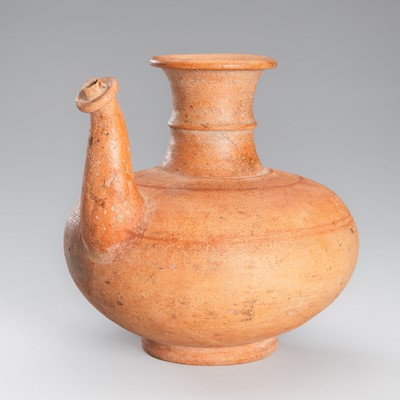 Lot 1304 - A TERRACOTTA KENDI, 6TH-7TH CENTURY