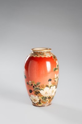 Lot 209 - A GROUP LOT WITH TWO SIGNED SATSUMA EARTHENWARE VASES