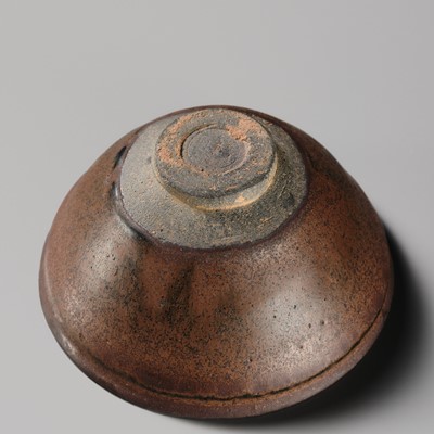 Lot 229 - A JIAN PERSIMMON-GLAZED STONEWARE TEA BOWL, SONG DYNASTY