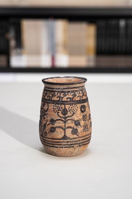 Lot 105 - A NEOLITHIC POTTERY ‘ZEBU’ CUP, INDUS VALLEY CIVILIZATION, 3300 BC to 1300 BC