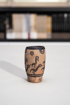 Lot 105 - A NEOLITHIC POTTERY ‘ZEBU’ CUP, INDUS VALLEY CIVILIZATION, 3300 BC to 1300 BC