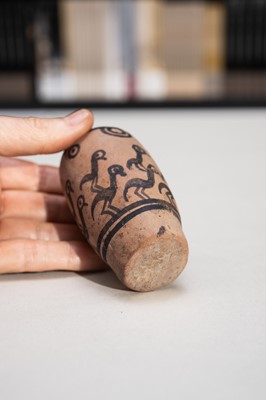 Lot 105 - A NEOLITHIC POTTERY ‘ZEBU’ CUP, INDUS VALLEY CIVILIZATION, 3300 BC to 1300 BC