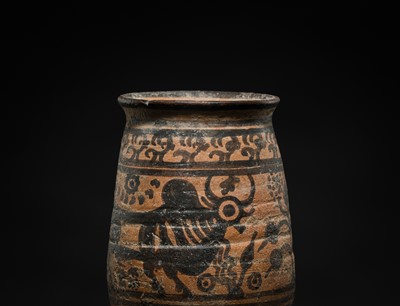Lot 105 - A NEOLITHIC POTTERY ‘ZEBU’ CUP, INDUS VALLEY CIVILIZATION, 3300 BC to 1300 BC