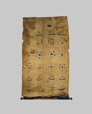 Lot 45 - A THANGKA OF THE VASUDHARA MANDALA, 18TH-19TH CENTURY