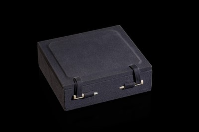 A PAIR OF WHITE JADE ‘CICADA’ FUNERARY TONGUE AMULETS, WESTERN HAN DYNASTY