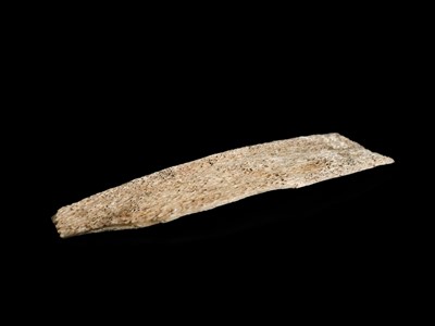 Lot 110 - AN INSCRIBED ORACLE BONE, SHANG DYNASTY