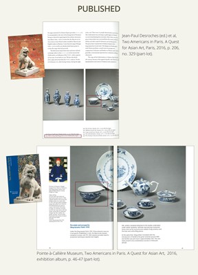 Lot 178 - A BLUE AND WHITE LARGE BOWL-SHAPED JUG, QIANLONG PERIOD, FROM THE NANKING CARGO
