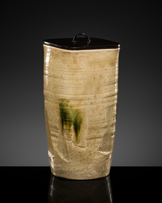 Lot 143 - A SHIGARAKI MIZUZASHI (WATER JAR), EDO PERIOD