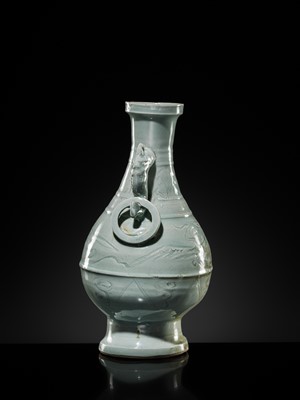 Lot 11 - A LARGE QINGBAI VASE, YUAN DYNASTY