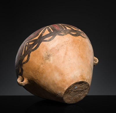 Lot 1 - A LARGE PAINTED POTTERY JAR, NEOLITHIC PERIOD, MAJIAYAO CULTURE