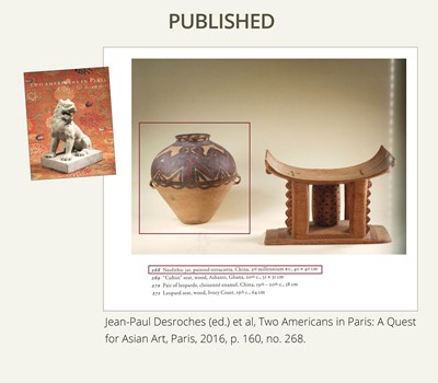 Lot 1 - A LARGE PAINTED POTTERY JAR, NEOLITHIC PERIOD, MAJIAYAO CULTURE