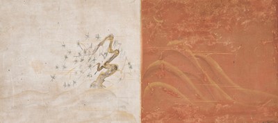 Lot 133 - A RARE SET OF PORTRAITS OF THE EIGHT PATRIARCHS OF SHINGON BUDDHISM, SHINGON DENJI HASSO, MUROMACHI PERIOD