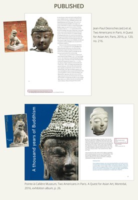 Lot 117 - A RARE AND IMPORTANT BRONZE HEAD OF BUDDHA, GORYEO DYNASTY