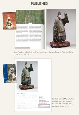 Lot 130 - A POLYCHROME WOOD FIGURE OF A NOH ACTOR IN THE ROLE OF OKINA, MOMOYAMA PERIOD