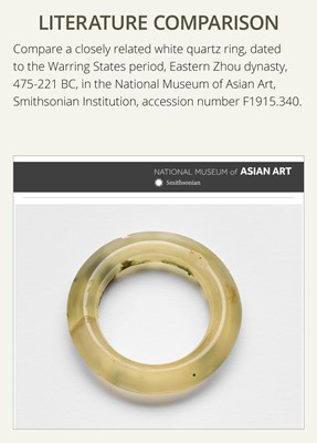 Lot 203 - A GROUP OF TEN ROCK CRYSTAL AND CHALCEDONY RINGS, LATE SPRING AND AUTUMN PERIOD