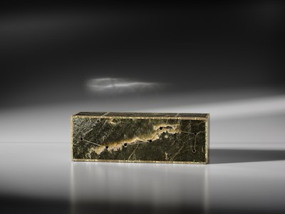 Lot 113 - AN EXTREMELY RARE AND HIGHLY IMPORTANT JADE ‘BIG DIPPER’ FUNERARY PILLOW, HAN DYNASTY