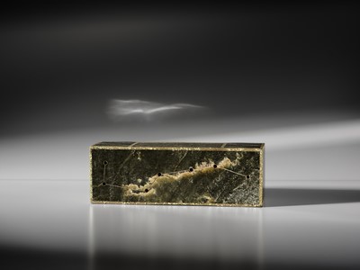 Lot 113 - AN EXTREMELY RARE AND HIGHLY IMPORTANT JADE ‘BIG DIPPER’ FUNERARY PILLOW, HAN DYNASTY