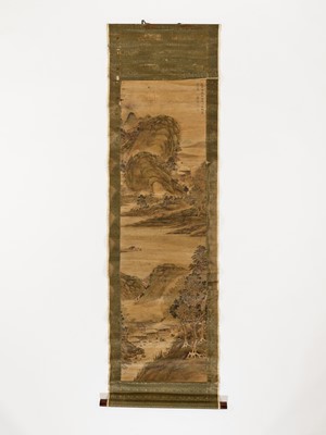 Lot 954 - A HANGING SCROLL PAINTING AFTER YU ZHIDING (1647-1709)