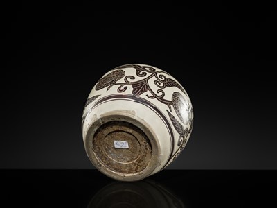 Lot 2 - A WELL-PAINTED AND INCISED CIZHOU ‘PEONY’ JAR, SONG-YUAN DYNASTY