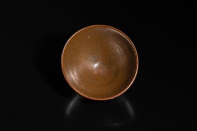 Lot 142 - A SMALL JIAN PERSIMMON GLAZED BOWL, SONG DYNASTY