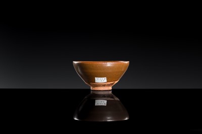 Lot 142 - A SMALL JIAN PERSIMMON GLAZED BOWL, SONG DYNASTY