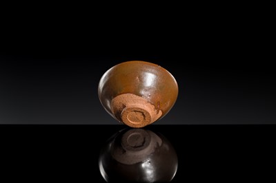 Lot 142 - A SMALL JIAN PERSIMMON GLAZED BOWL, SONG DYNASTY