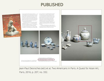 Lot 187 - A BLUE AND WHITE JAR AND COVER, LÊ DYNASTY, LATE 15TH CENTURY, FROM THE HOI AN HOARD