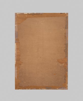 Lot 113 - A RARE PORTRAIT OF THE ARHAT DOKSEONG, FORMERLY IN THE GREAT DHARMA HALL AT JINJUSEONG FORTRESS, JOSEON DYNASTY, DATED 1860