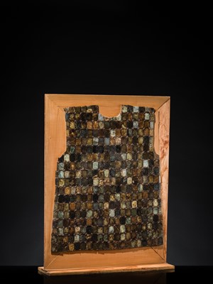 Lot 93 - A JADE FUNERARY VEST, WESTERN HAN DYNASTY, 3RD-1ST CENTURY BC