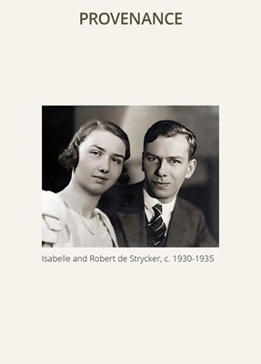 Lot 194 - A BRONZE FITTING, HAN DYNASTY OR EARLIER