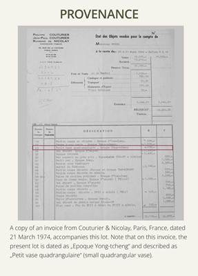 Lot 14 - A RARE BLUE AND WHITE ‘MORNING GLORY’ FACETED VASE, MING DYNASTY (1368-1644)