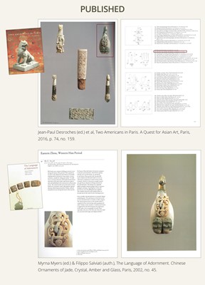 Lot 48 - A RARE AND FINE JADE AND GILT-BRONZE ‘DRAGON’ BELT HOOK, WESTERN HAN DYNASTY