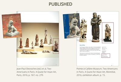 Lot 125 - AN INDO-PORTUGUESE GILT AND POLYCHROME IVORY FIGURE OF CHRIST AS THE GOOD SHEPHERD, GOA, 17TH CENTURY