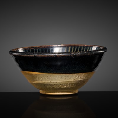 Lot 226 - A CIZHOU BLACK GLAZED AND RUSSET STREAKED BOWL, SOUTHERN SONG TO YUAN DYNASTY