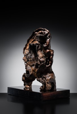 A MAGNIFICENT ROOTWOOD ‘SCHOLAR'S ROCK’, QING DYNASTY