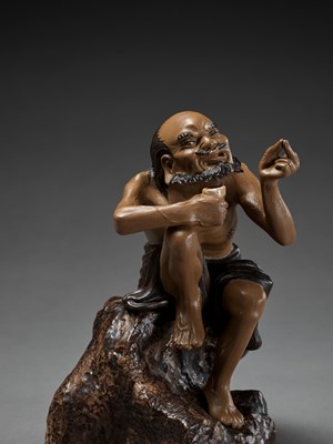 Lot 306 - A COMPLETE AND RARE SET OF SHIWAN ‘XIANGQI’ FIGURES, REPUBLIC PERIOD