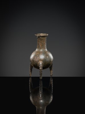 Lot 165 - A GROUP OF TWO MINIATURE BRONZE VESSELS, CIRCA 2ND CENTURY AD OR EARLIER