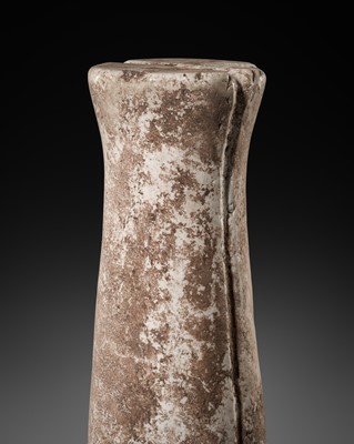 Lot 54 - A BACTRIAN LIMESTONE COLUMN IDOL, LATE 3RD-EARLY 2ND MILLENNIUM BC