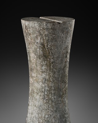 Lot 55 - A BACTRIAN STONE COLUMN IDOL, 2ND MILLENNIUM BC