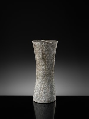 Lot 55 - A BACTRIAN STONE COLUMN IDOL, 2ND MILLENNIUM BC