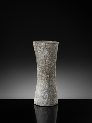 Lot 55 - A BACTRIAN STONE COLUMN IDOL, 2ND MILLENNIUM BC