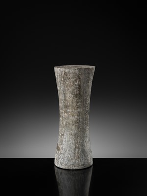 Lot 55 - A BACTRIAN STONE COLUMN IDOL, 2ND MILLENNIUM BC