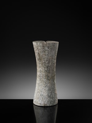 Lot 55 - A BACTRIAN STONE COLUMN IDOL, 2ND MILLENNIUM BC