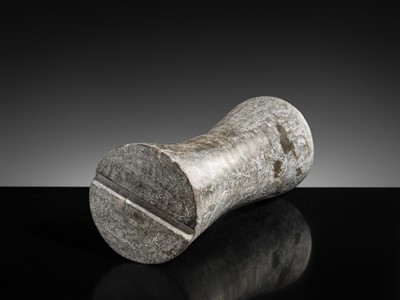 Lot 55 - A BACTRIAN STONE COLUMN IDOL, 2ND MILLENNIUM BC