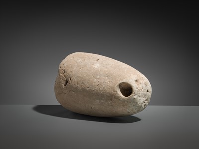 Lot 162 - A BACTRIAN LIMESTONE WEIGHT, LATE 3RD TO EARLY 2ND MILLENNIUM BC