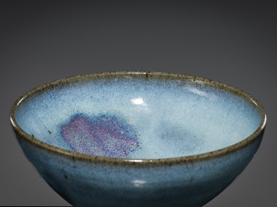 Lot 505 - A LARGE PURPLE-SPLASHED JUN BOWL, JIN DYNASTY