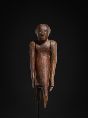 Lot 19 - A TOMB FIGURE OF A SERVANT, MIDDLE KINGDOM, 2133-1897 BC