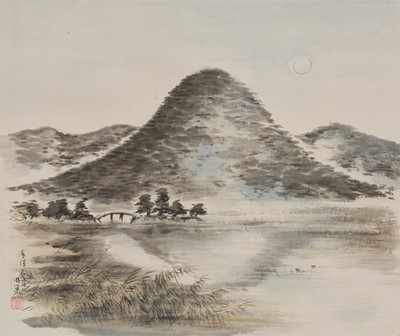 Lot 1609 - IWA SHUSO: MARSHLAND AND THE MOON